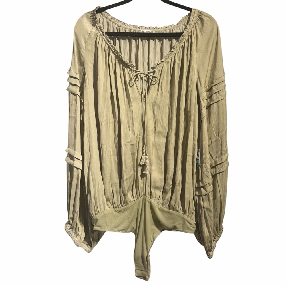 Free People All Tucks Bodysuit - Picture 4 of 13